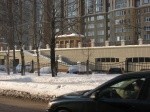 Облицовка подземного гаража. Жилой дом на ул.Тимошенко г. Москва (Подсистема «Волна-2», керамогранит. Монтаж)